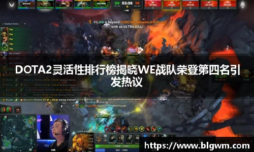 DOTA2灵活性排行榜揭晓WE战队荣登第四名引发热议